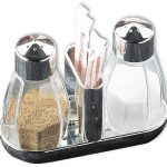 Fackelmann Salt & Pepper Set With Toothpick Holder - 45ml - 47318