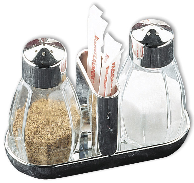 Fackelmann Salt & Pepper Set With Toothpick Holder - 45ml - 47318