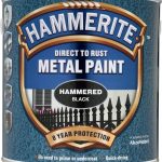 Hammerite Metal Paint Hammered 2.5L - Black - 5084795