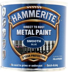 Hammerite Metal Paint Smooth 250ml - Blue - 5084884