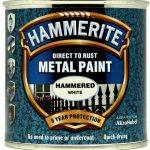 Hammerite Metal Paint Hammered 250ml - White - 5084836