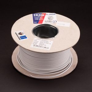 PX 2 Core Flat Flex - White - 100m x 0.5mm - 2192Y0.5W100