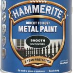 Hammerite Metal Paint Smooth 250ml - Dark Green - 5084889