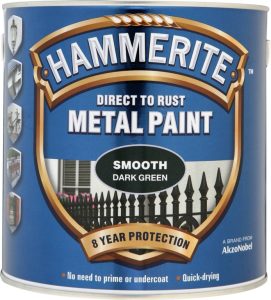 Hammerite Metal Paint Smooth 250ml - Dark Green - 5084889