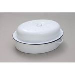 Falcon Falcon Oval Roaster - Traditional White - 30cm x 21.5cm x 14.5D - 60030