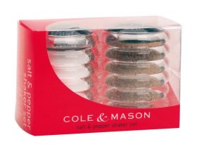 Cole & Mason Shaker Set - clear/chrome - H820950