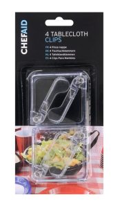 Chef Aid Table Cloth Clips - Pack 4 - 10E 09315