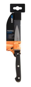 Chef Aid Paring Knife - Black Handle - 10E 01584