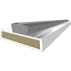 Astroflame Intumescent Seal Fire & Smoke - White 15 x 4 x 2100mm - AFFSW1542X