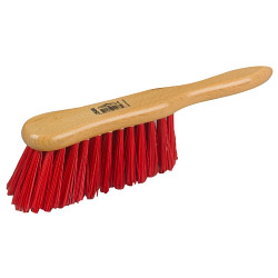 Hill Brush Banister Brush - Lacquered Stock, Stiff Red PVC - 6" - JS8R