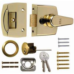 Era Replacement Front Door Lock 40mm - Finish: Brass Effect Body - Brass Cylinder - 1430-32